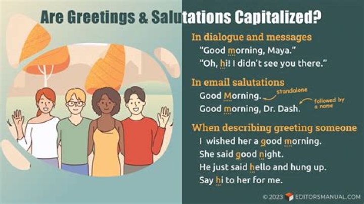 What does it mean to say greetings and salutations?