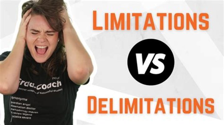 What does limitation mean in history?