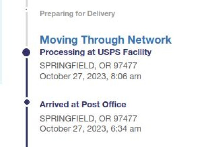 What does this mean processed through facility ISC New York NY USPS?