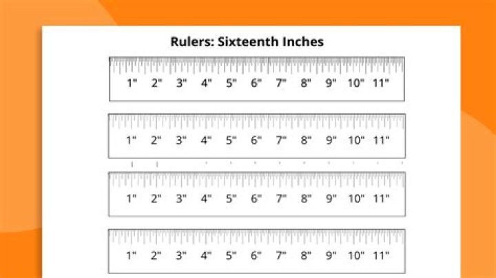 What is 16th of an inch?