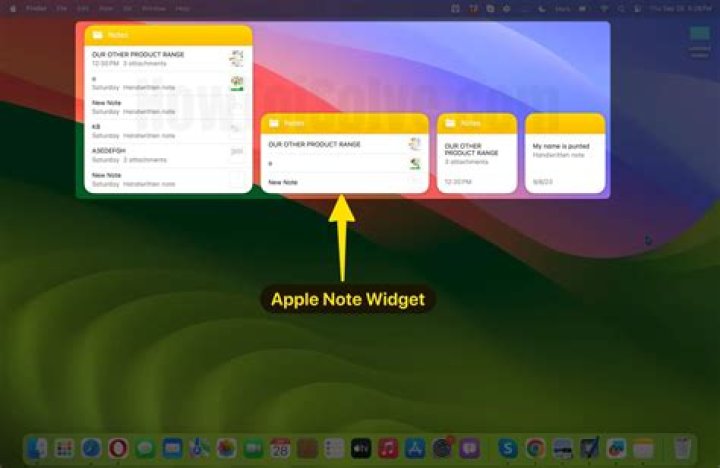 What is a widget Apple?