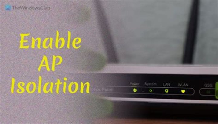 What is Access Point AP isolation?