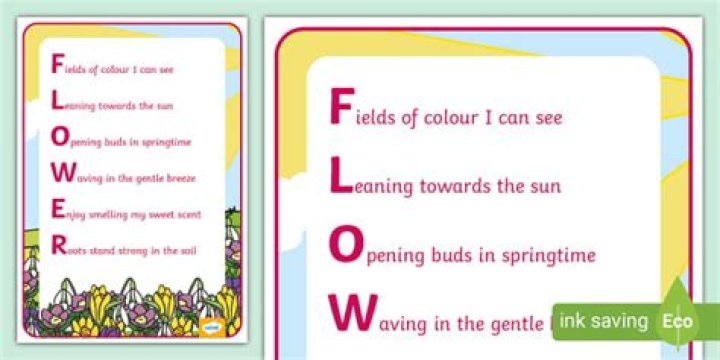 What is an example of a acrostic poem?