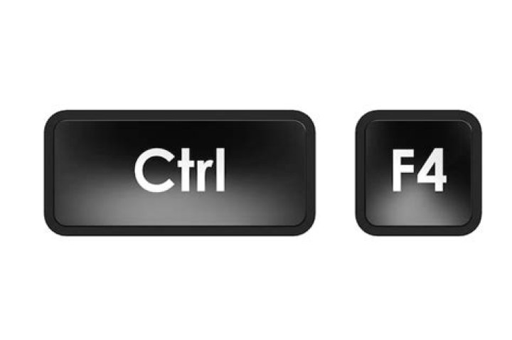 What is Ctrl f4?