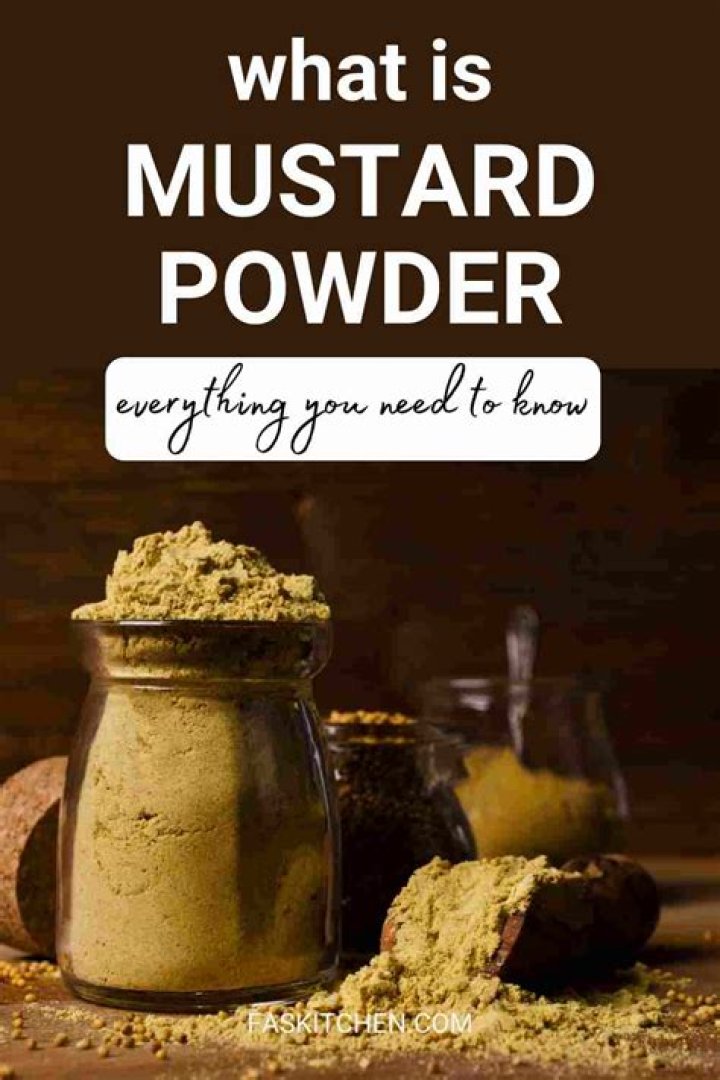 What is mustard powder made of?