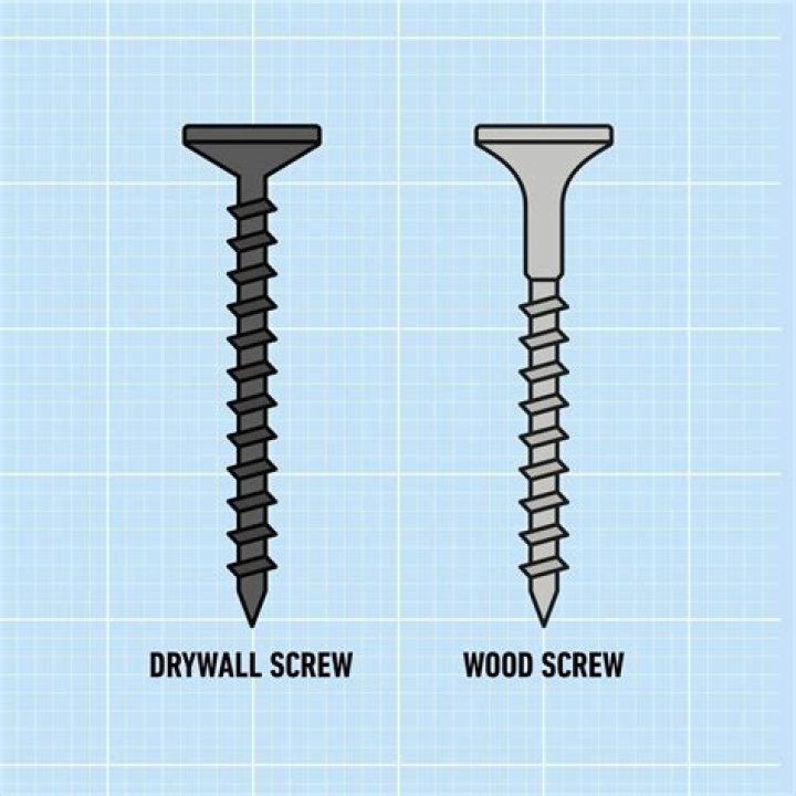 What is the difference between drywall screws and construction screws