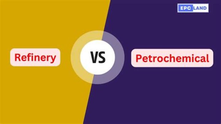 What is the difference between petroleum and petrochemical?