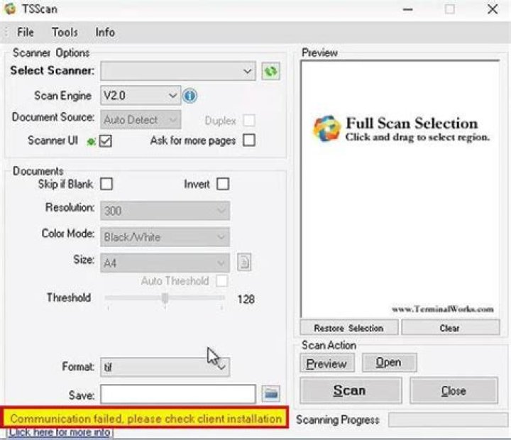 What is TSScan client?