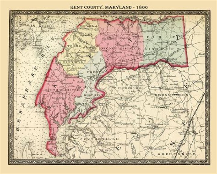 When was Kent County Maryland established?