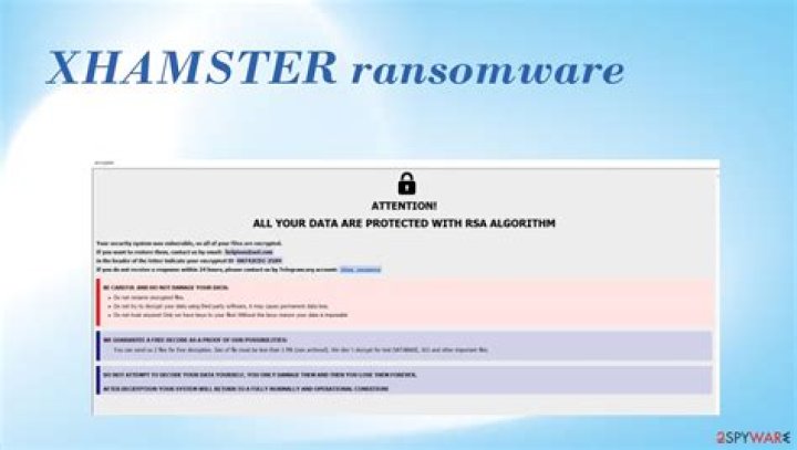 XHAMSTER Virus Ransomware — How to remove X HAMSTER?